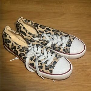 Leopard Print Women's Sneakers